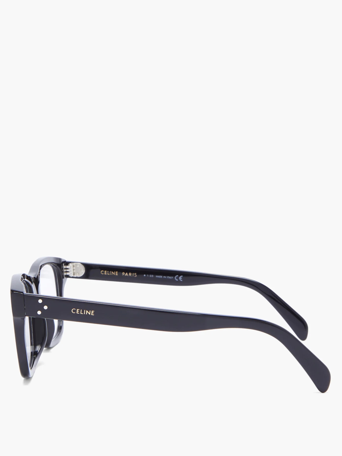 Rectangle acetate glasses - 4