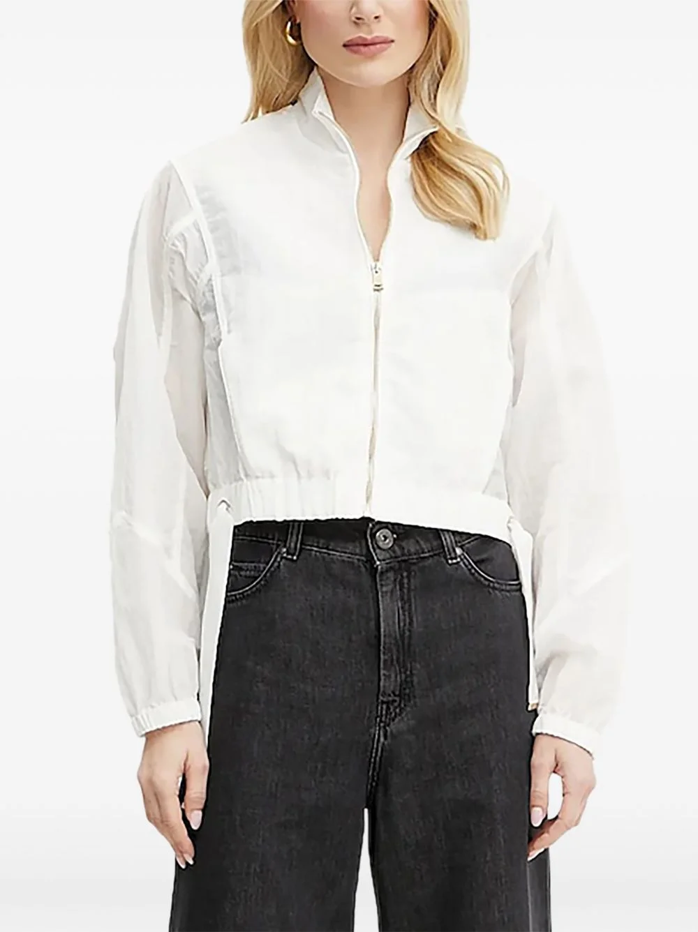 Florie zip-fastening drawstring jacket - 1