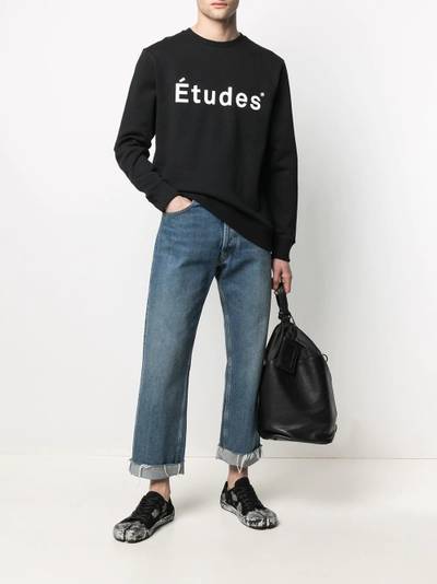 Étude logo print sweatshirt outlook