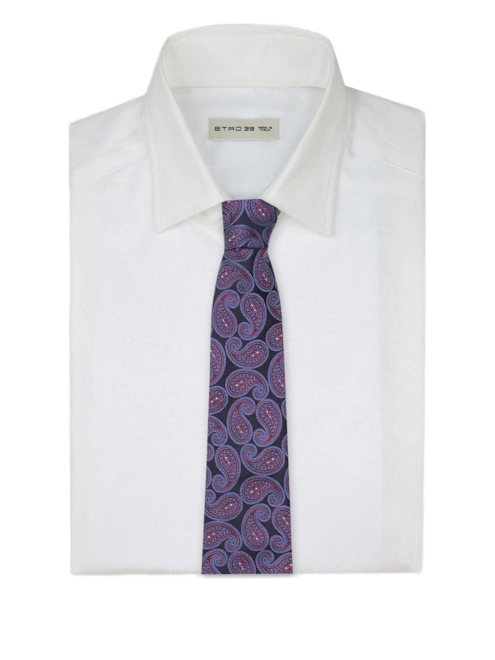 paisley-pattern jacquard tie - 3