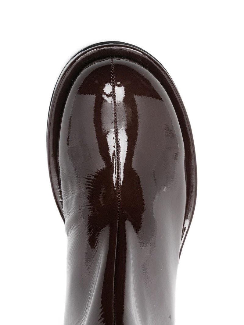 70mm patent-finish boots 4