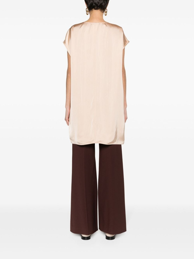 beaded trim satin tunic 4