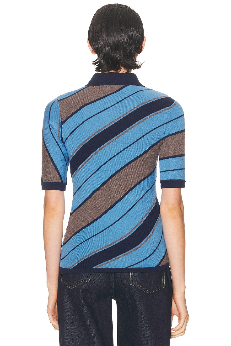 Kamandas Diagonal Stripe Top - 3