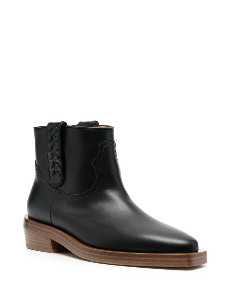 GABRIELA HEARST Reza 45mm leather ankle boots outlook
