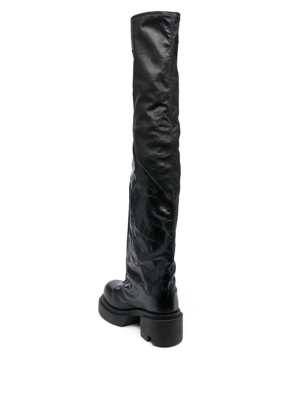 Bogun 78mm leather flared boots - 3