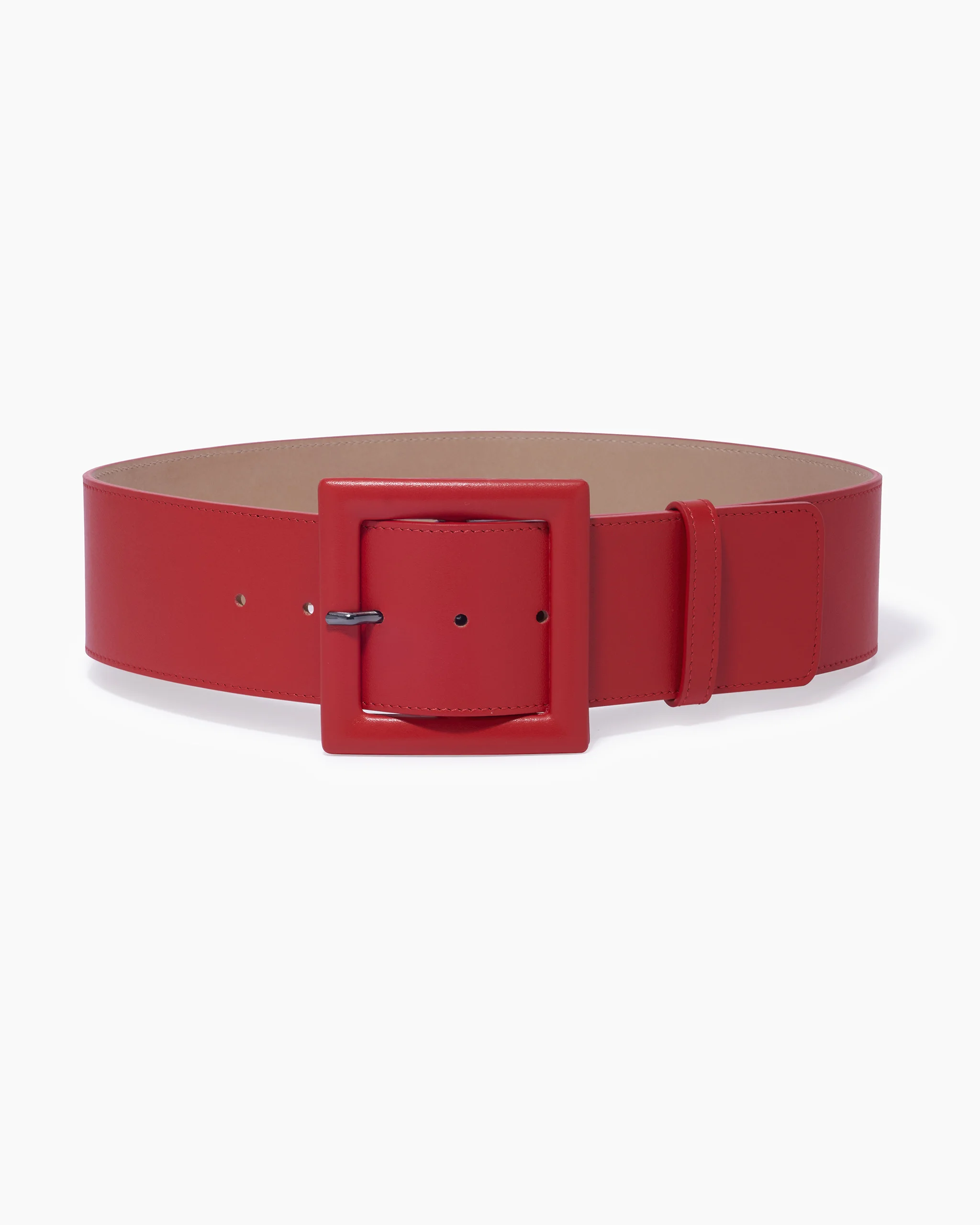Large Square Buckle Belt - 1
