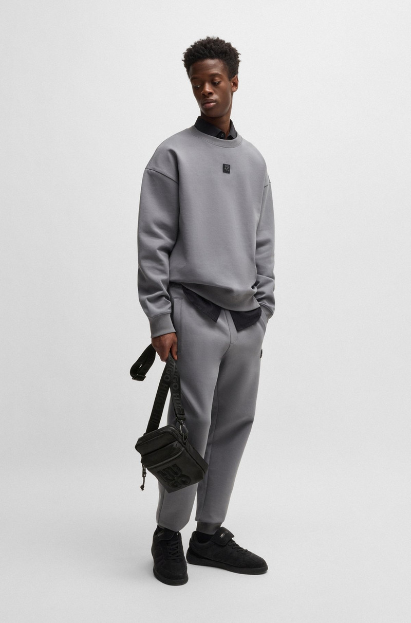 HUGO REPORTER BAG WITH STACKED LOGO outlook