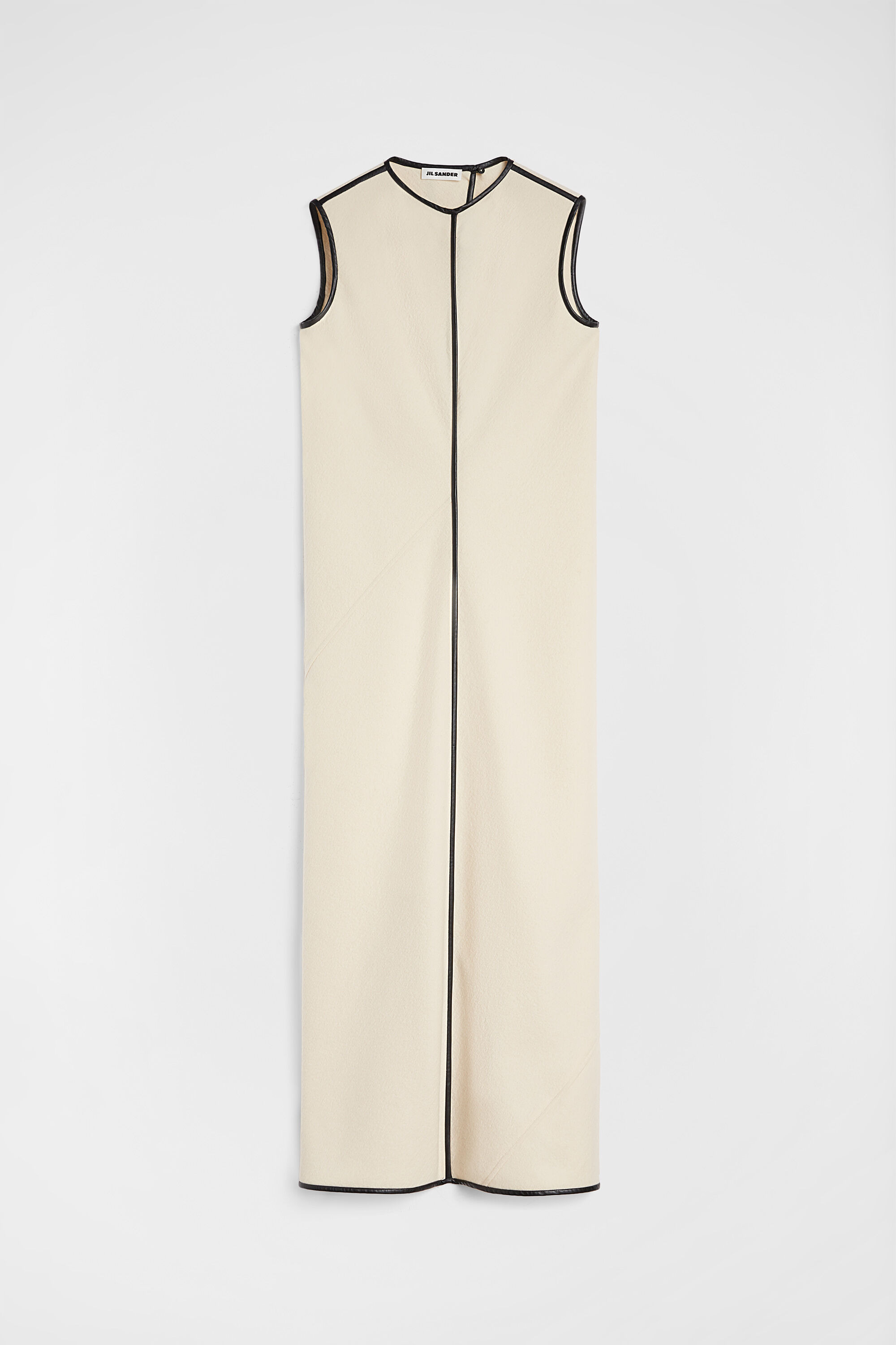 Wool Jersey Crew-Neck Dress - 1