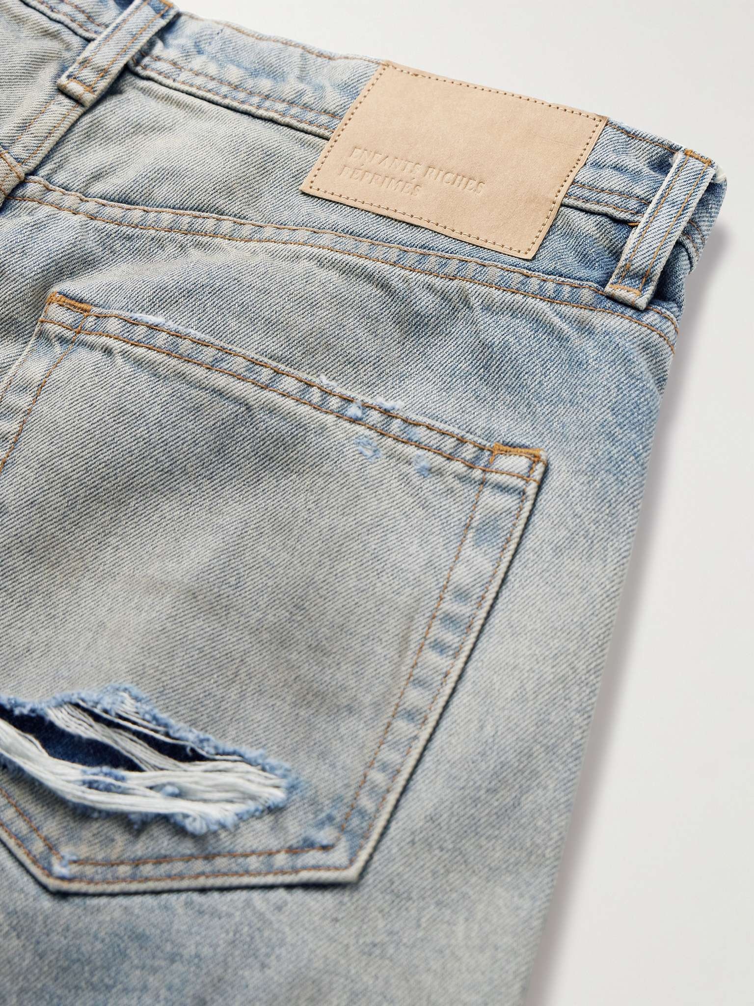 Slim-Fit Flared Distressed Jeans - 5