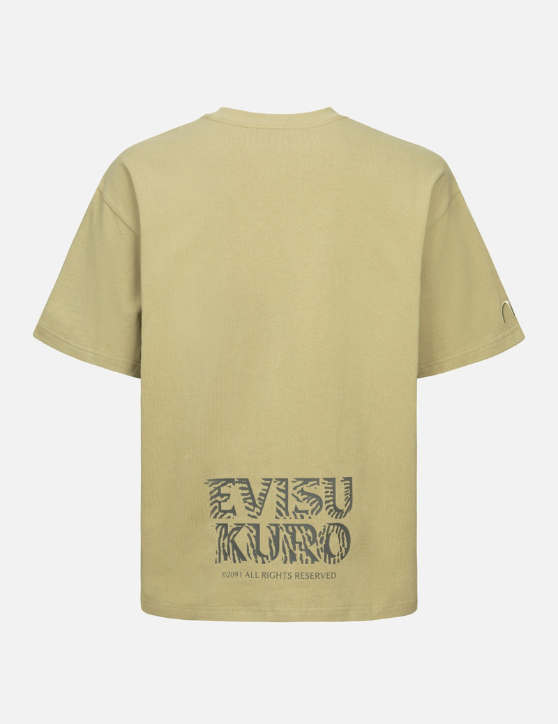 EVISU Kamon Print Boxy Fit T-shirt outlook