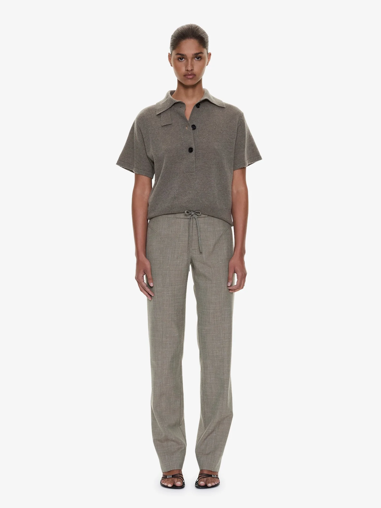 Banyan Panelled Tie Trouser - 1