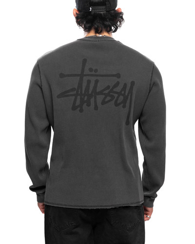 Stüssy Basic Stock LS Thermal Washed Black outlook