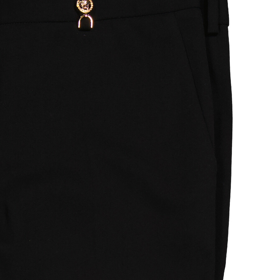 Versace Ladies Black Medusa 95 Tailored Trousers - 7