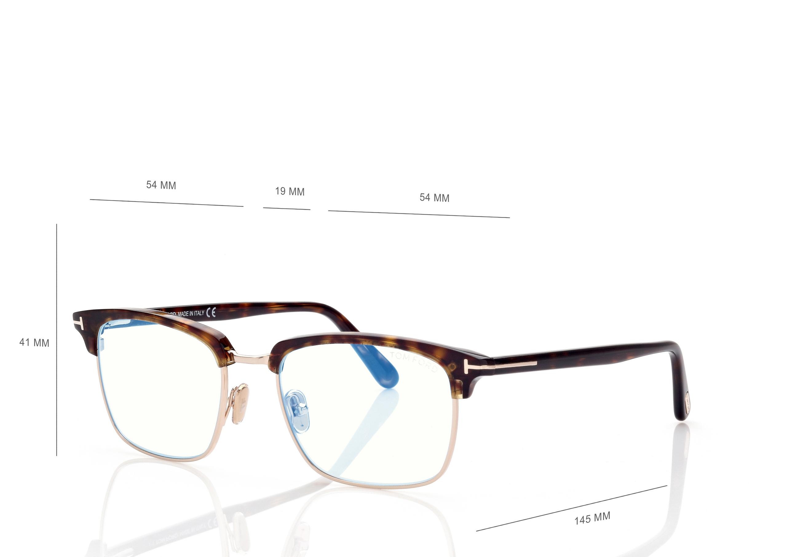 BLUE BLOCK SQUARE SHAPE OPTICALS - 4