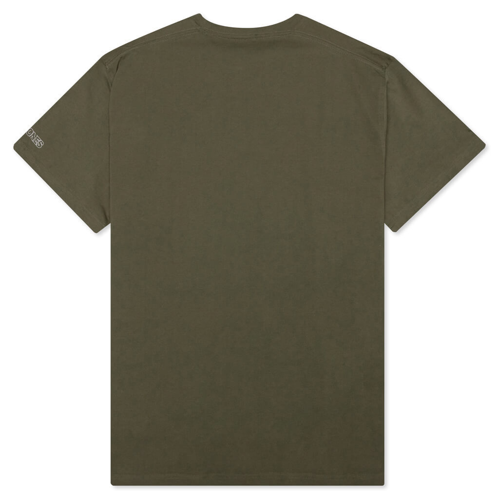 CONVERSE X KIM JONES T-SHIRT - BURNT OLIVE - 2