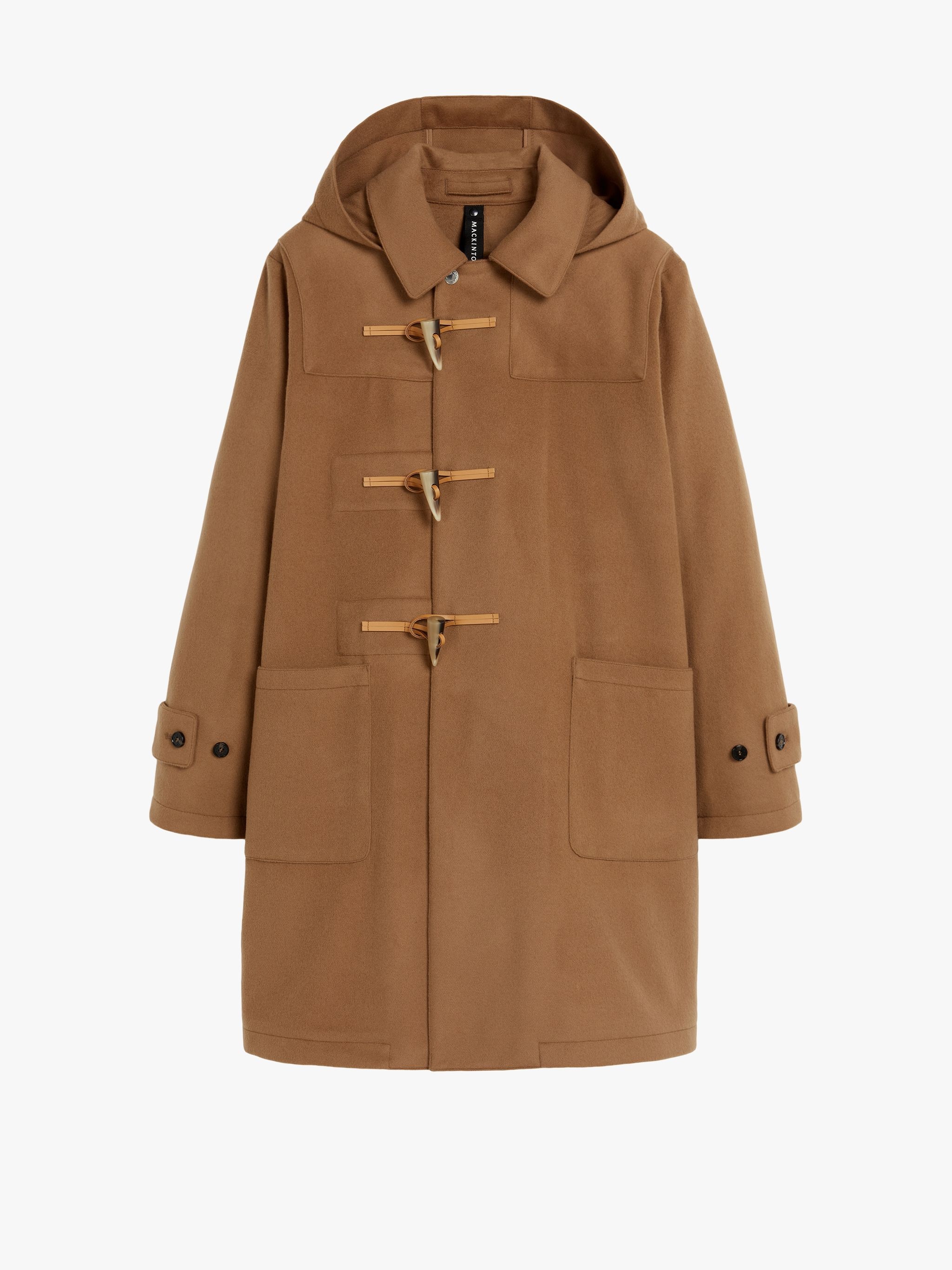 RAVENNA BEIGE WOOL & CASHMERE DUFFLE COAT | GMF-305 - 7