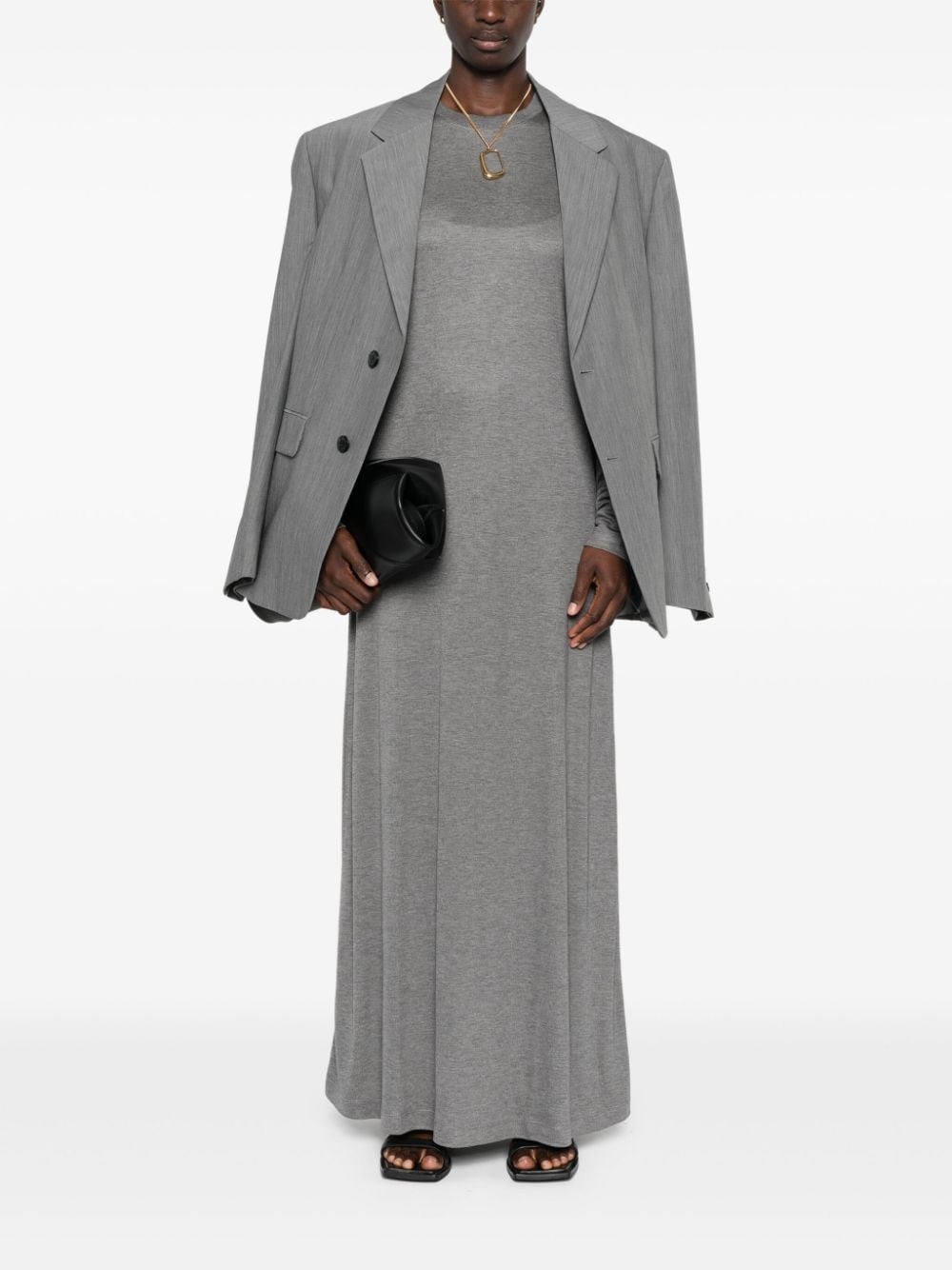 jersey lyocell maxi dress - 2