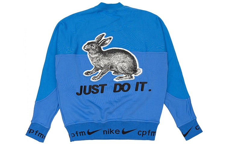Nike x Cactus Plant Flea Market Fleece Crewneck 'Blue' CI5370-435 - 2