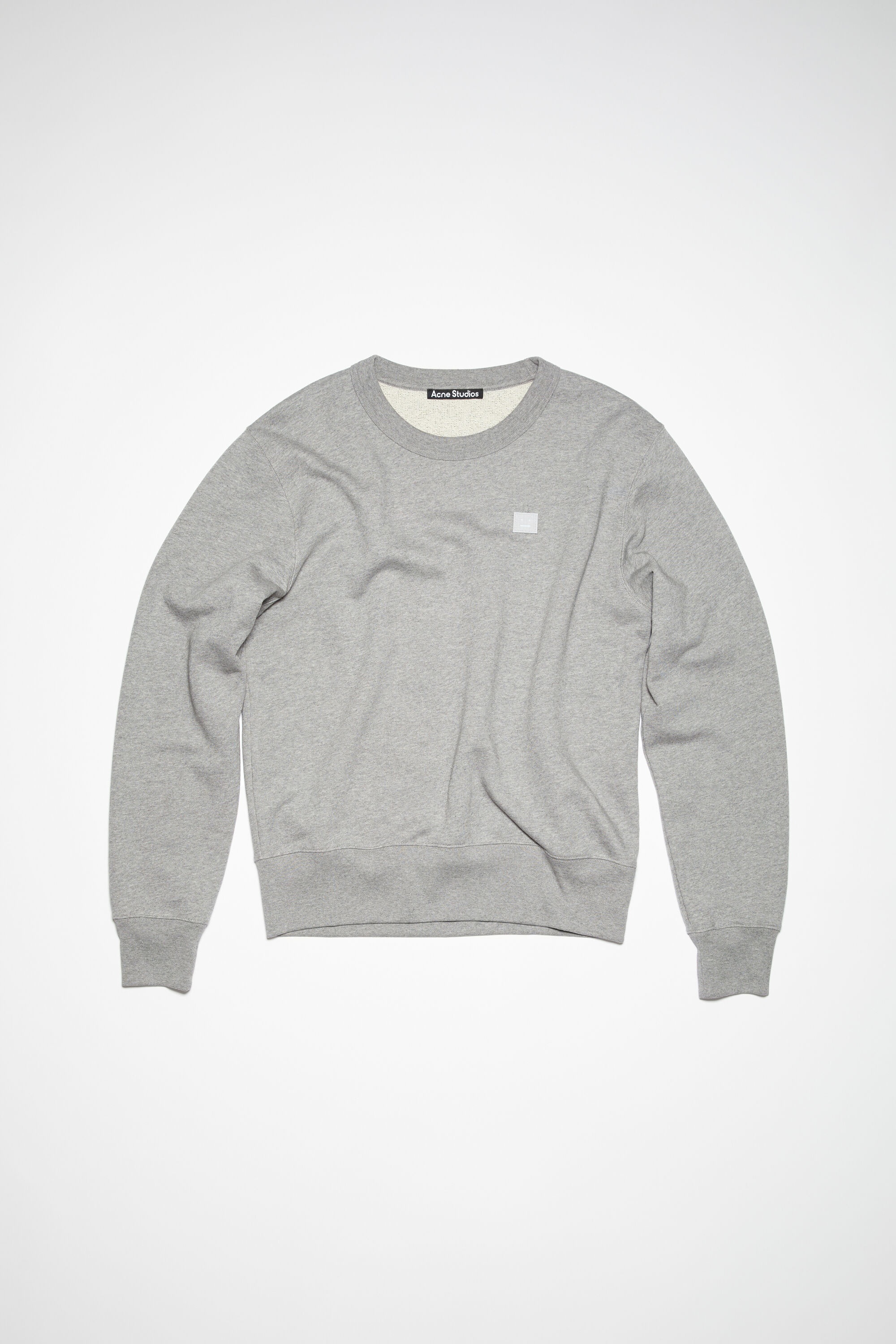 Crew neck sweater - Regular fit - Light Grey Melange - 5