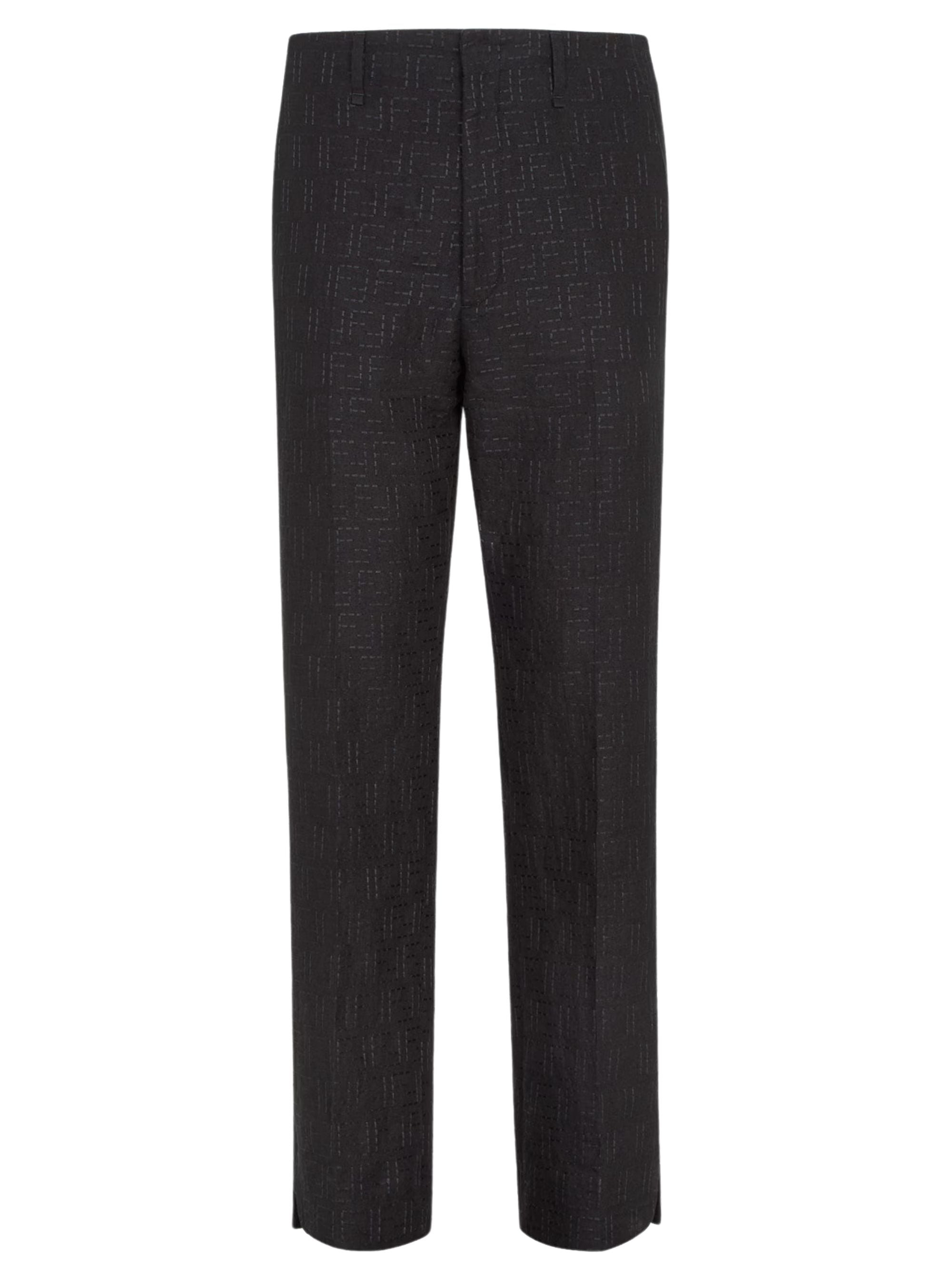 Fendi Men Linen Trousers - 1