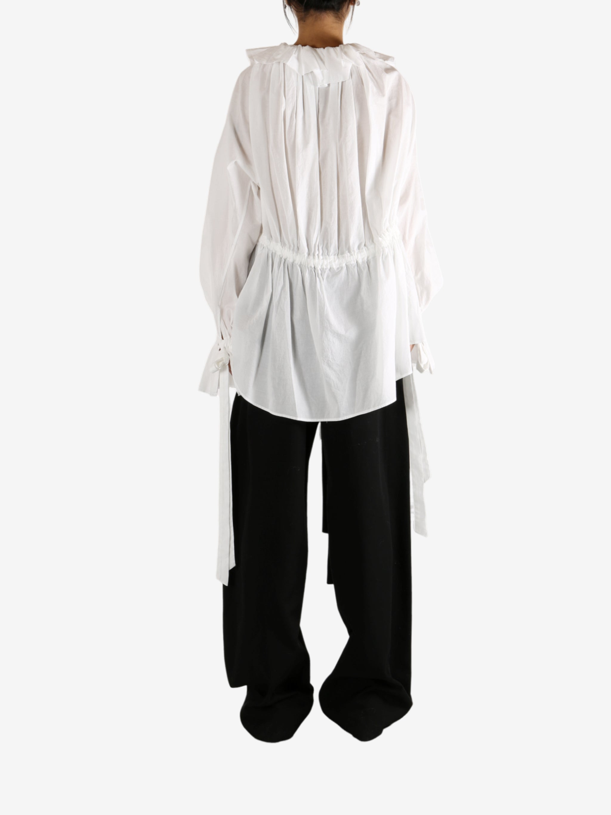 ANN DEMEULEMEESTER - Women Bregje Ruffled Dress - 3