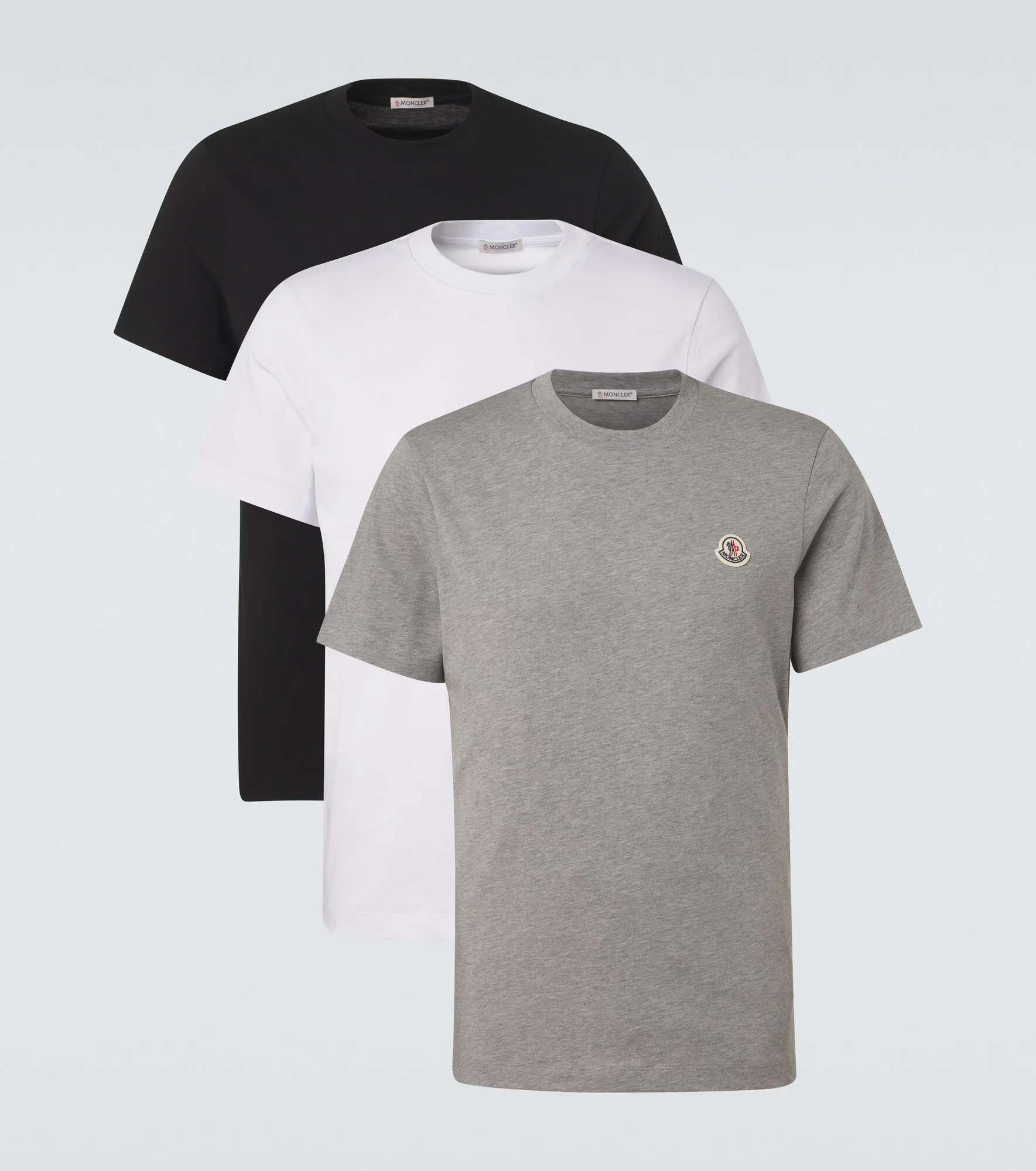Set of 3 cotton jersey T-shirts - 1