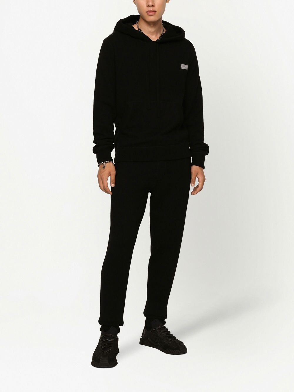 DG Essentials logo-plaque hoodie - 3