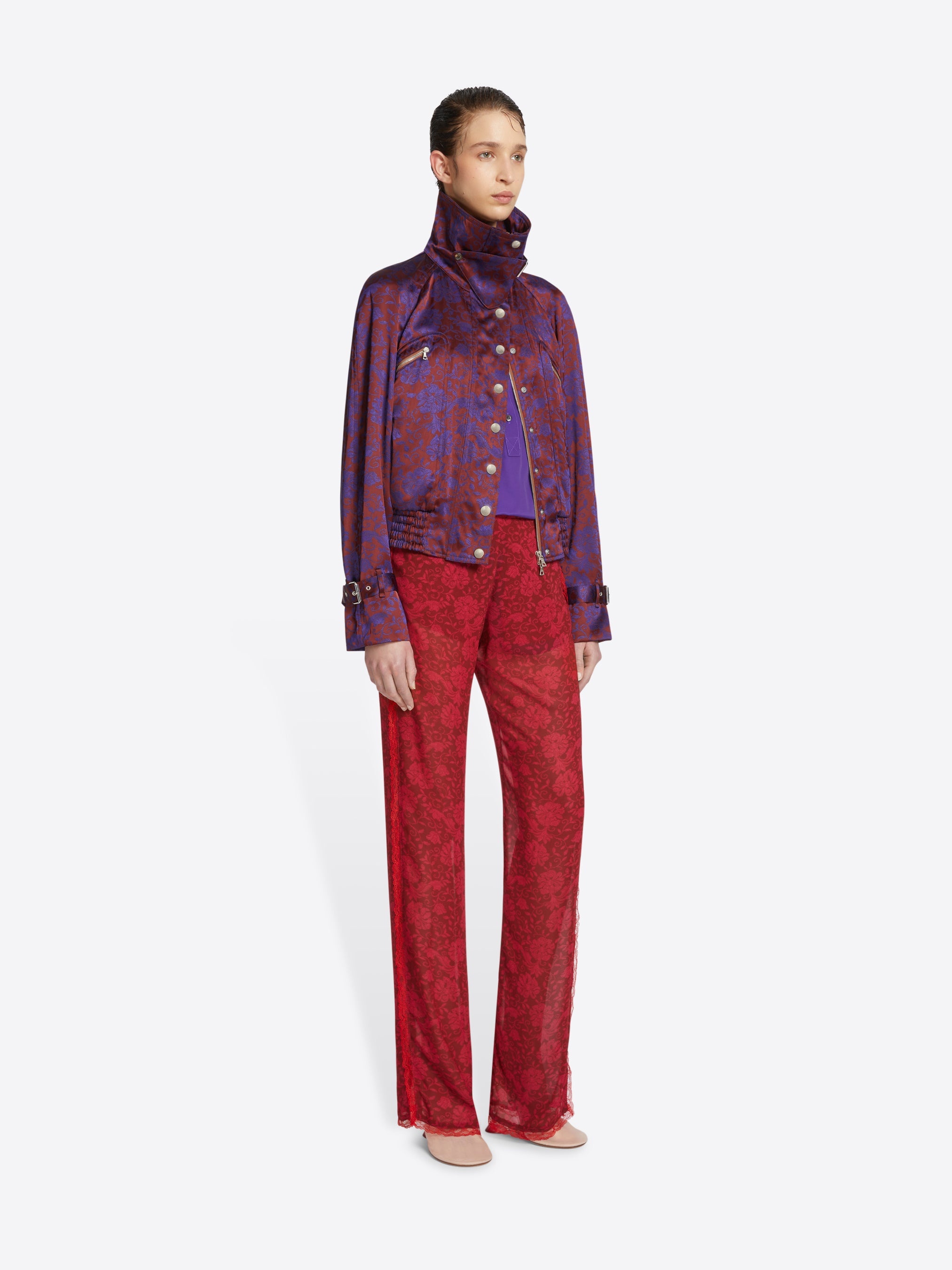JACQUARD BOMBER - 3
