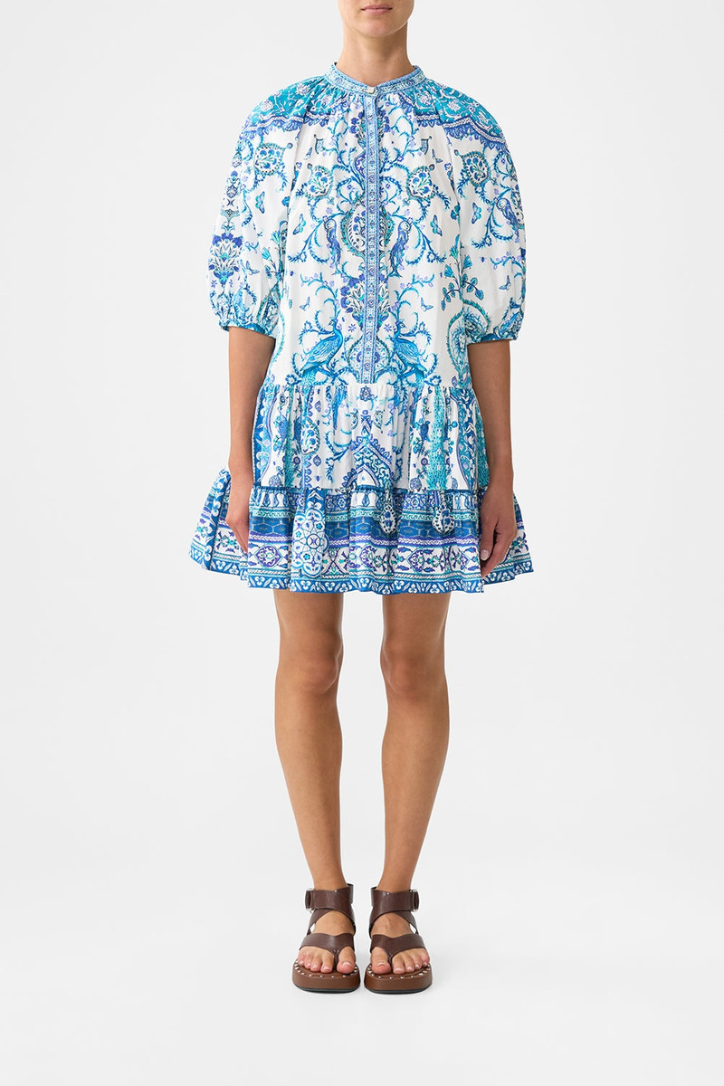 CAMILLA PUFF SLEEVE SHIRT DRESS outlook