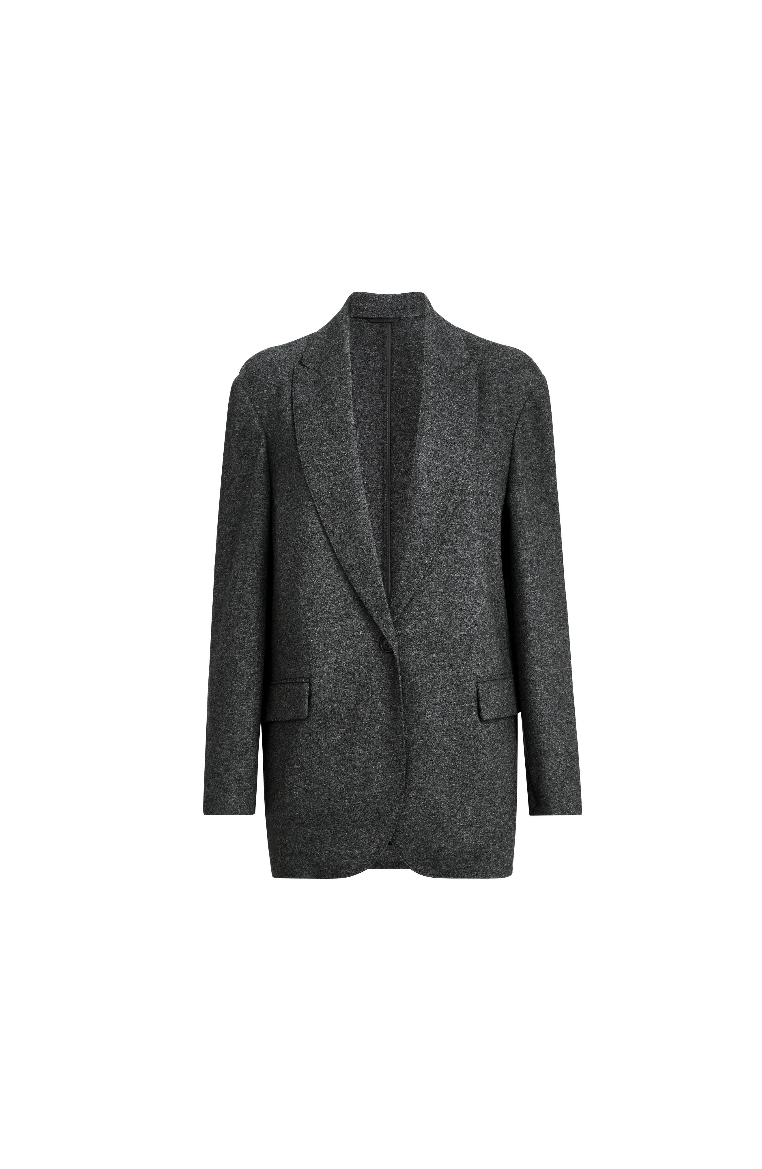 Brunello Cucinelli Cashmere jersey blazer with monili in Anthracite at Nordstrom - 1