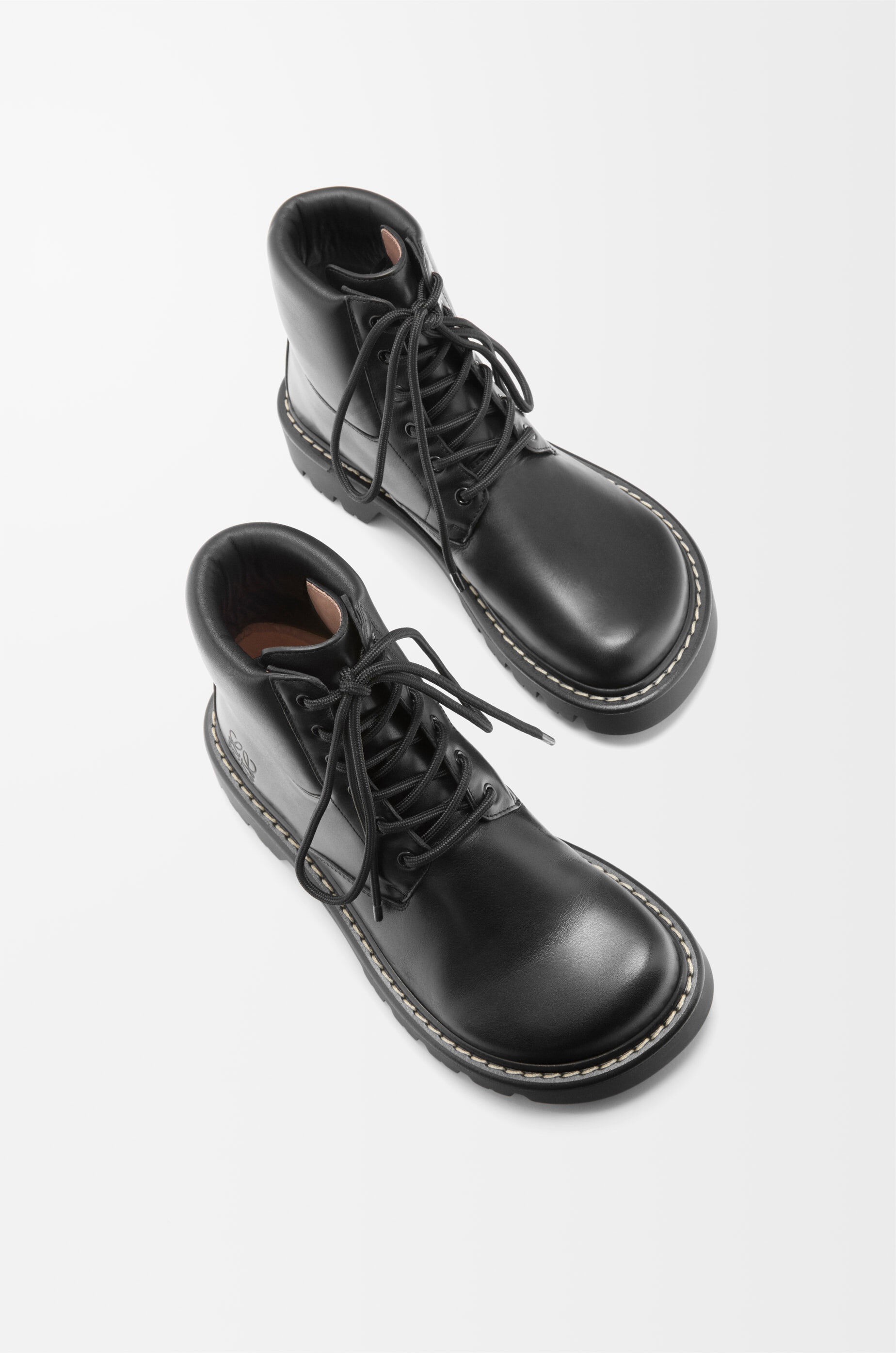 Sierra combat ankle boot in vegetable-tanned calfskin - 3