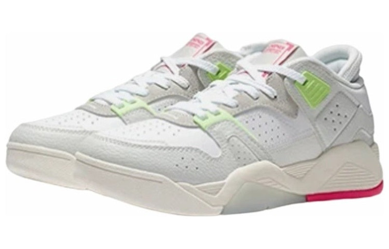 Li-Ning (WMNS) Li-Ning Casual Basketball Shoes 'Grey Green Pink' AGBS032-3 outlook