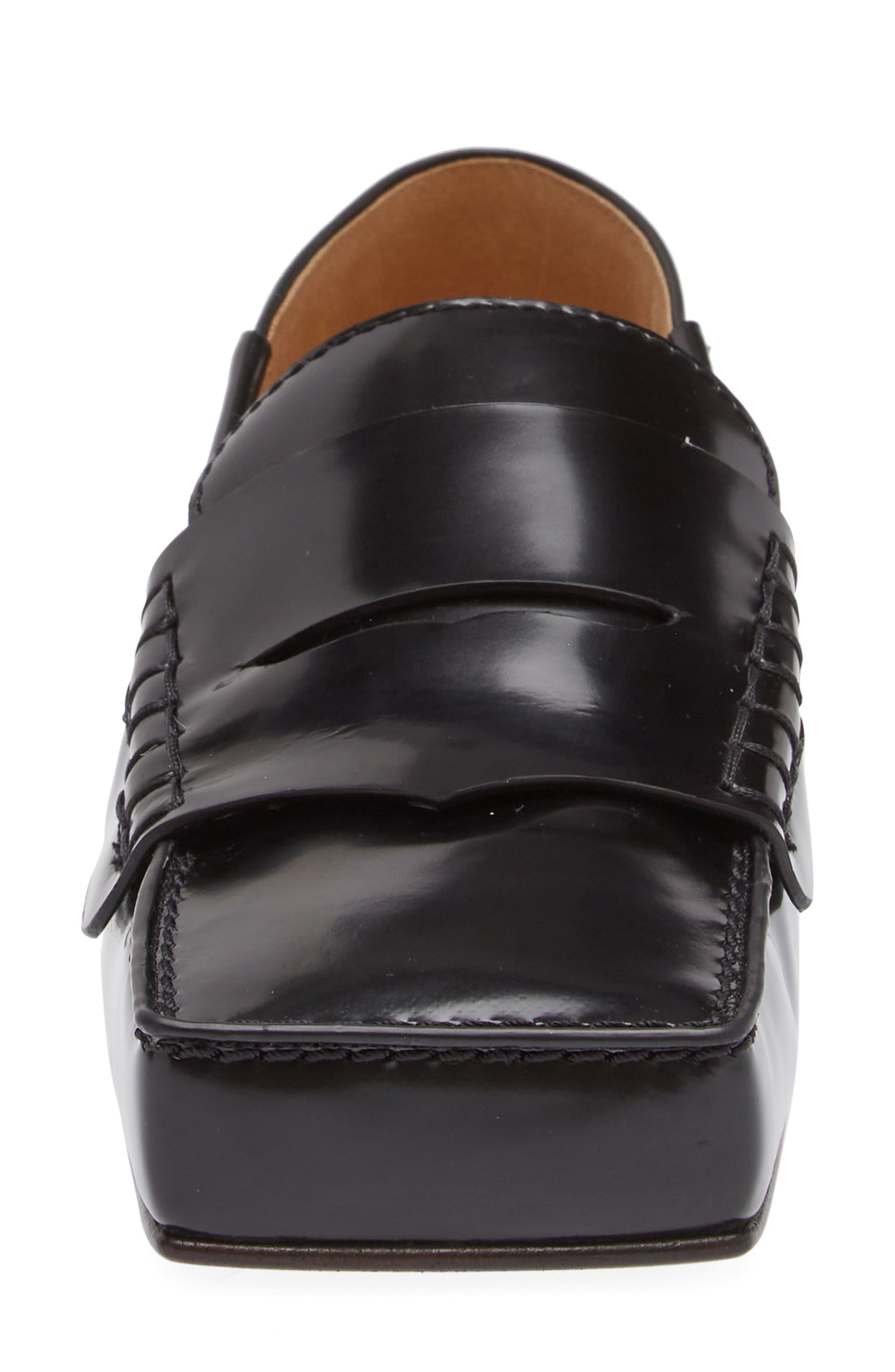 Jacquemus Carré Penny Loafer in Black at Nordstrom - 4