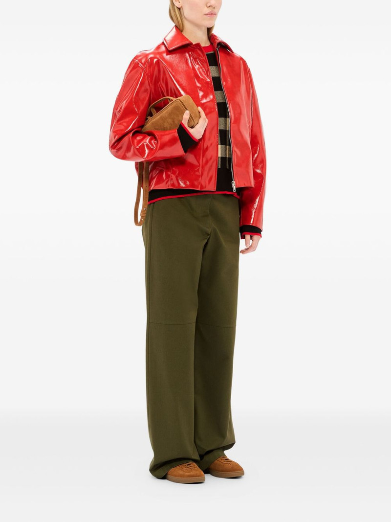 MSGM check sweatshirt outlook