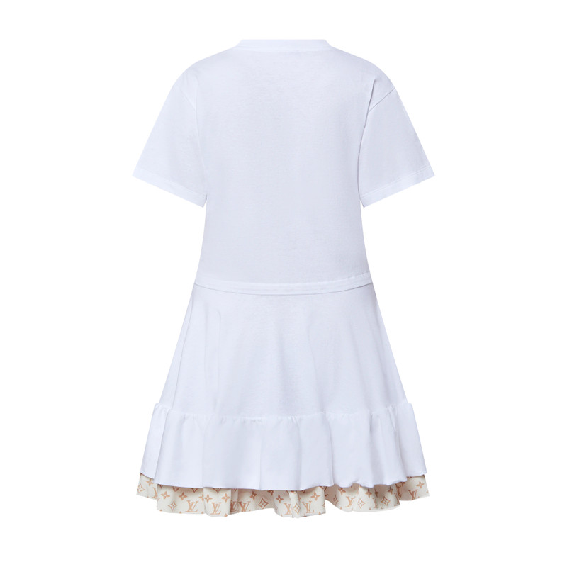 Monogram Flounce T-Shirt Dress 2