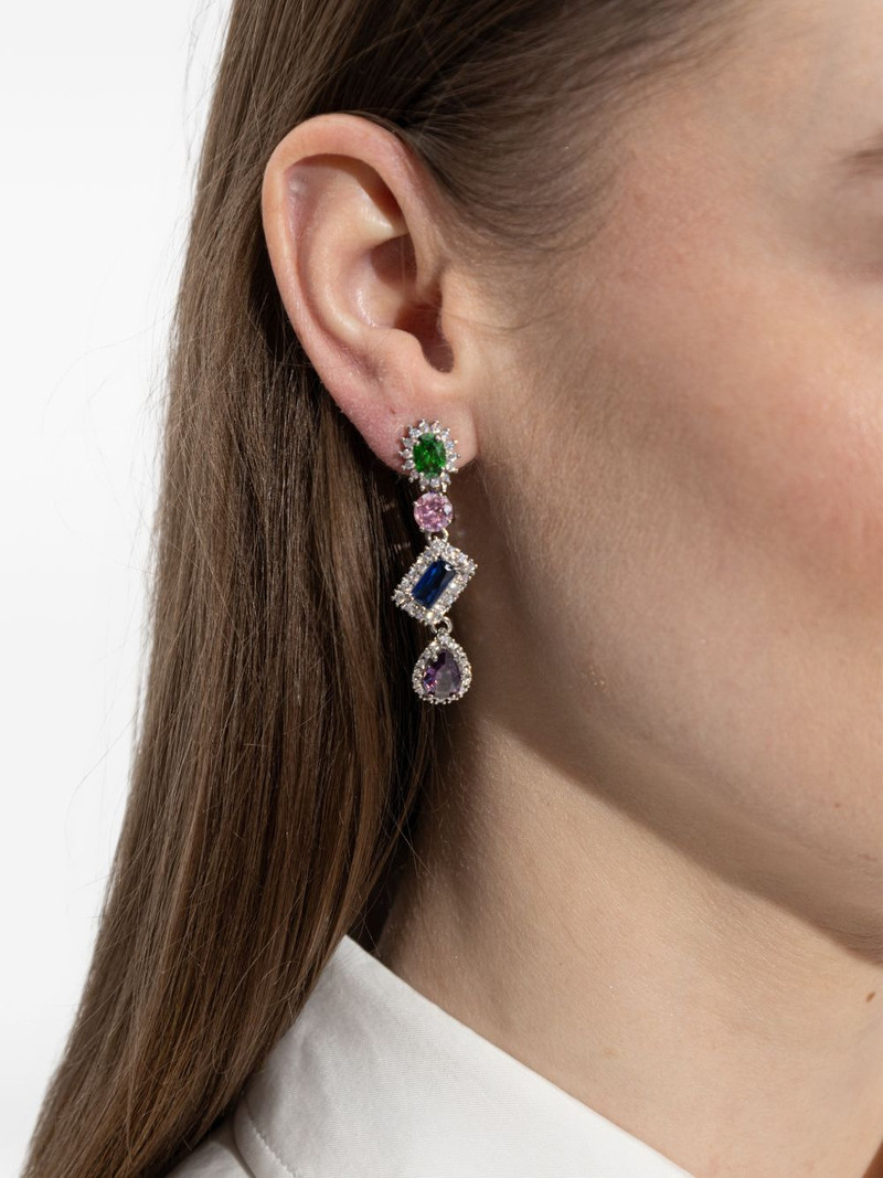 geometric-shape drop earrings 3