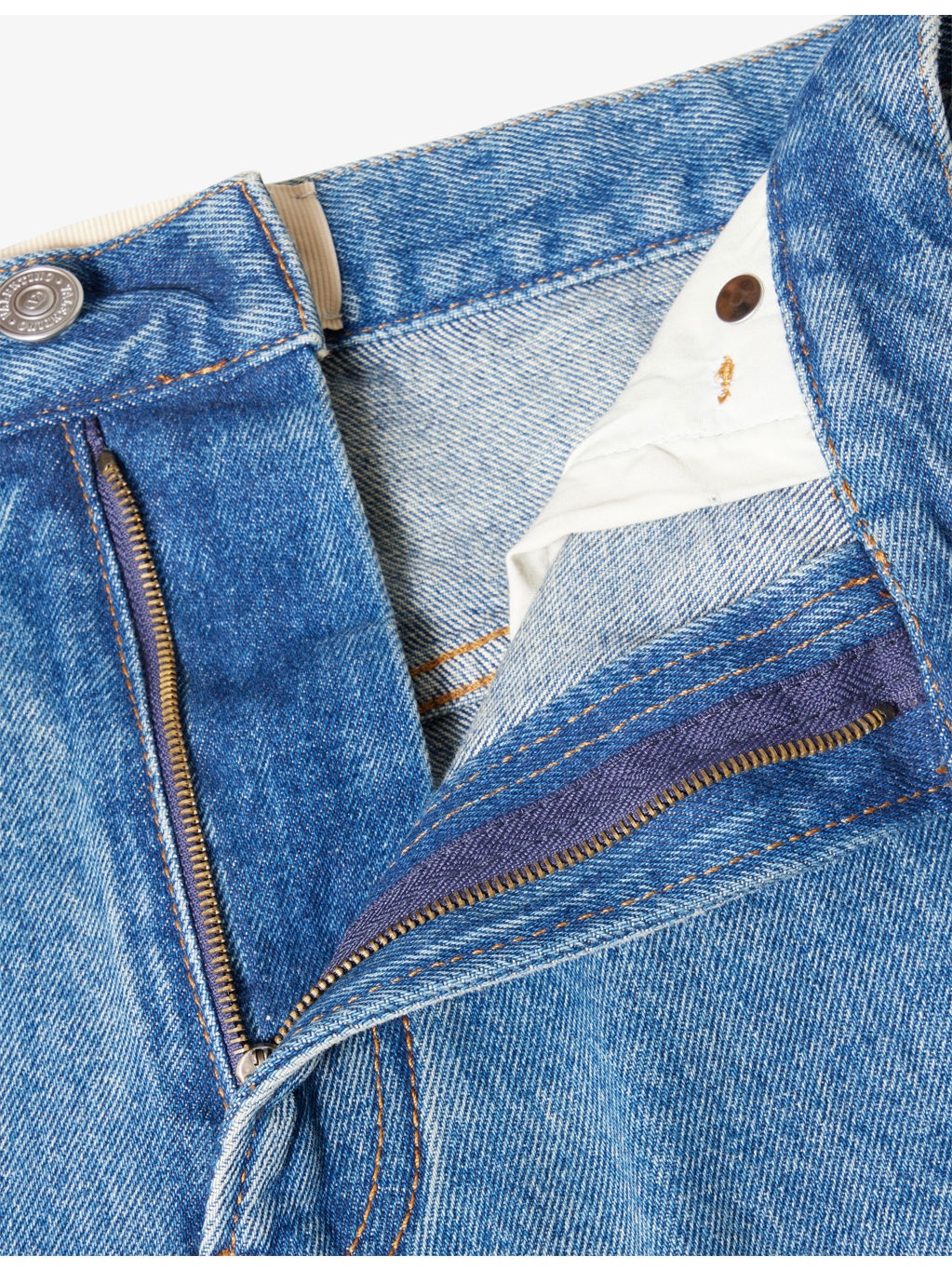 Printed-Trims Straight-Leg Denim Jeans - 6