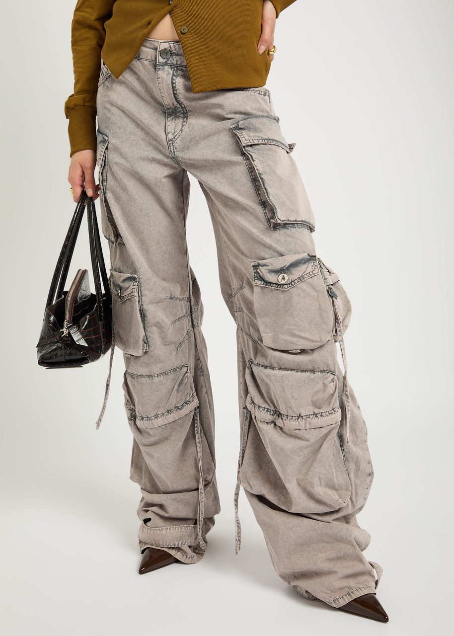 The Attico Cotton Cargo Trousers - 5
