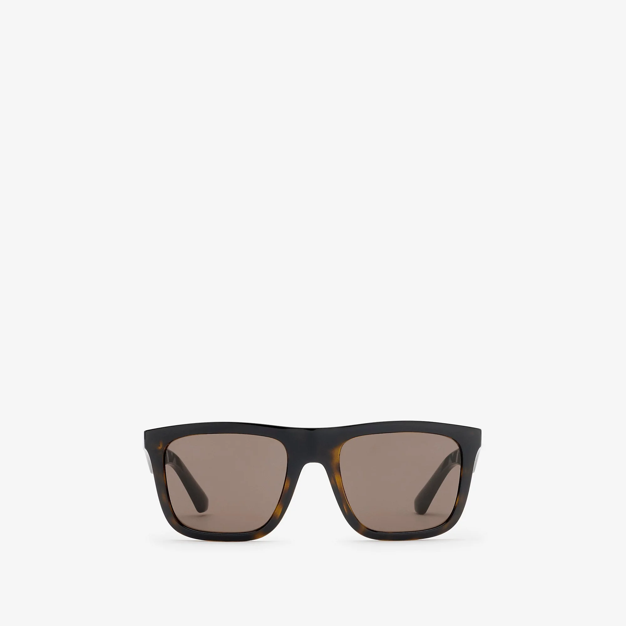 Embossed Check Square Sunglasses - 1
