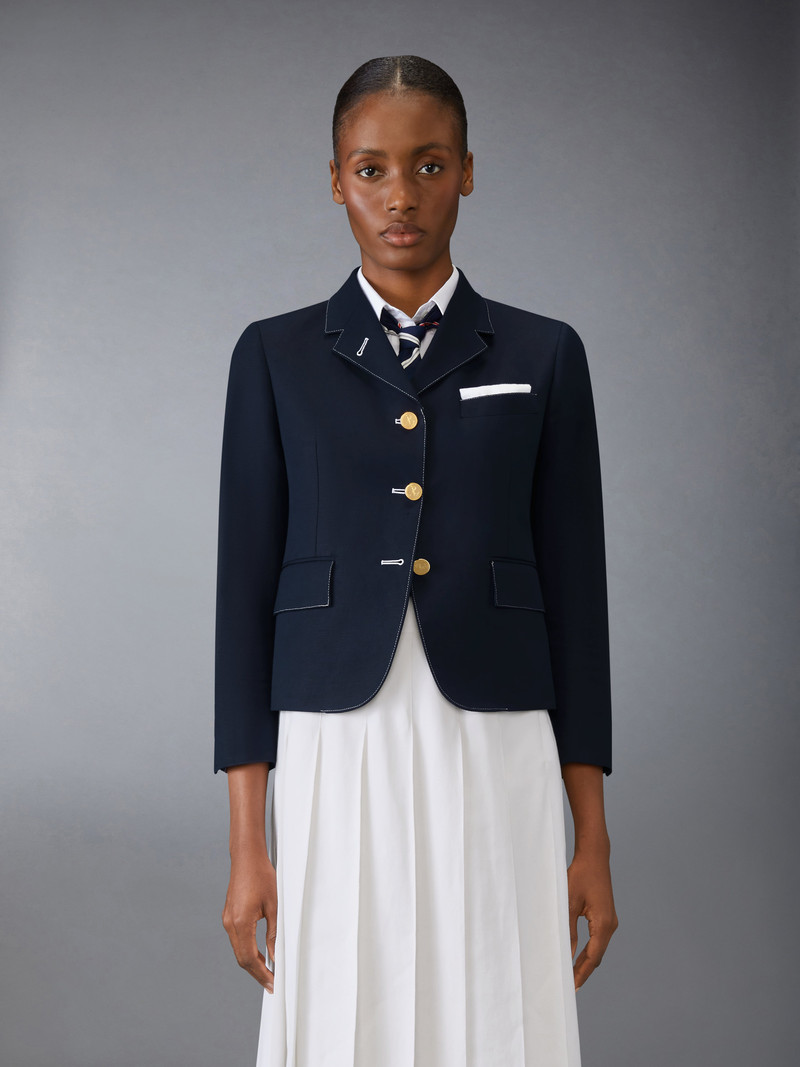 Thom Browne LINEN COTTON HIGH BREAK SPORT COAT outlook