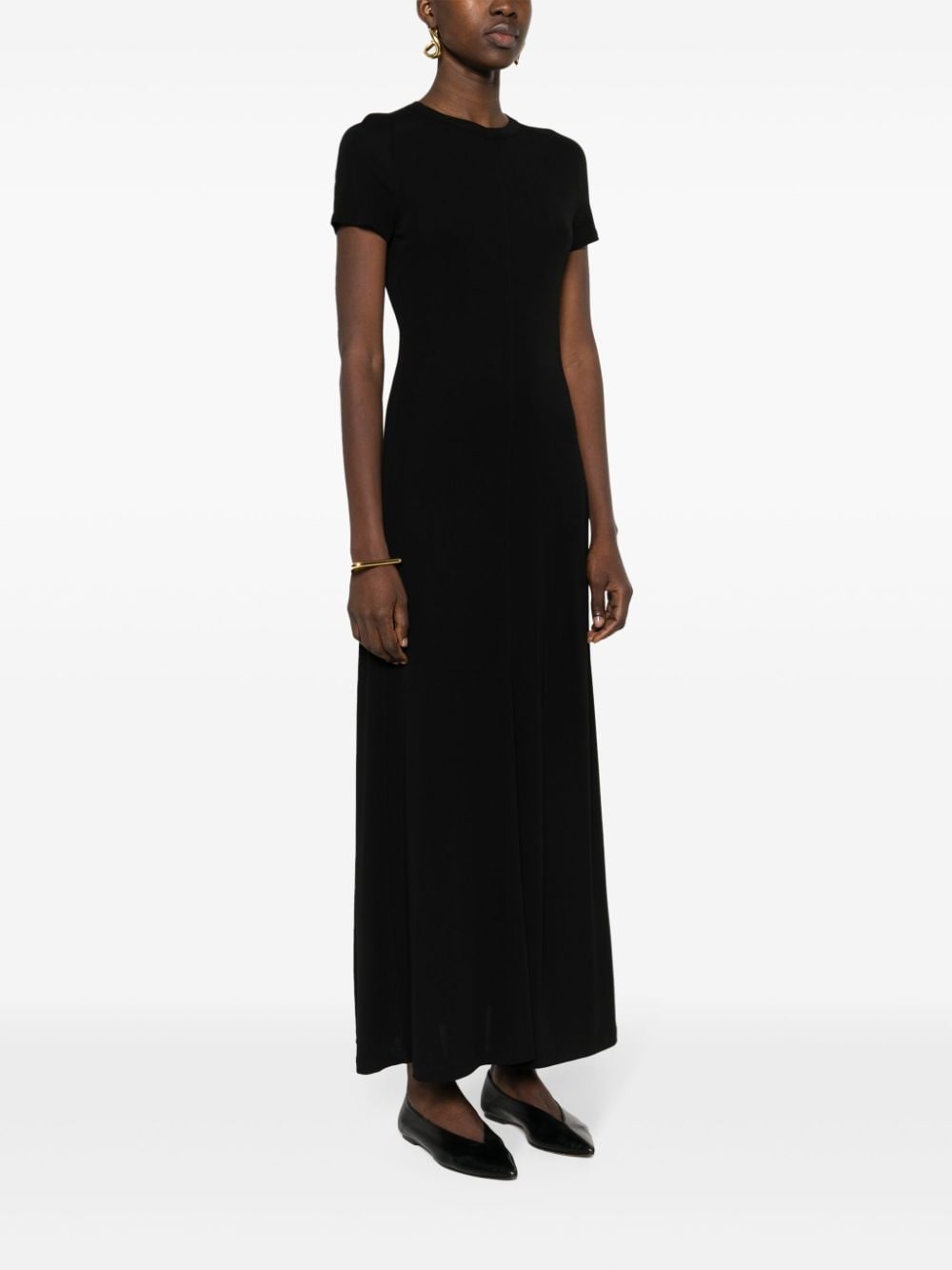 Fluid jersey maxi dress - 3