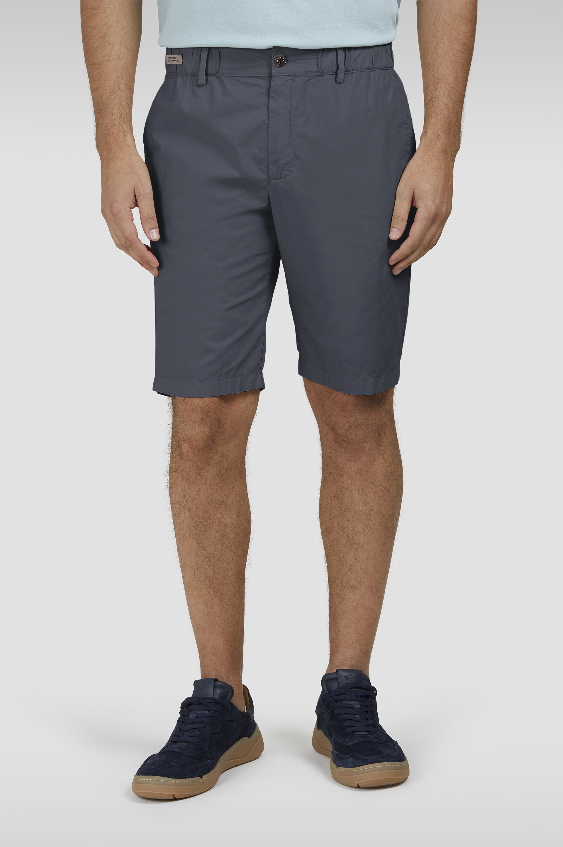 ULTRALIGHT POPLIN COTTON BERMUDA WITH DRAWSTRING - 6