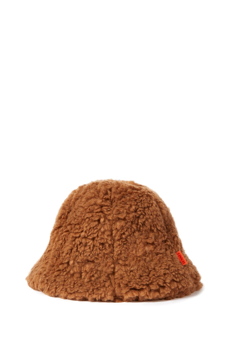 PANEL BUCKET HAT / teddy / chestnut 1