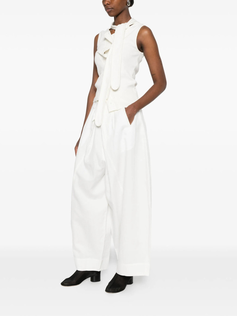 NICCOLÒ PASQUALETTI Niccolò Pasqualetti Phobos Draped Trousers outlook