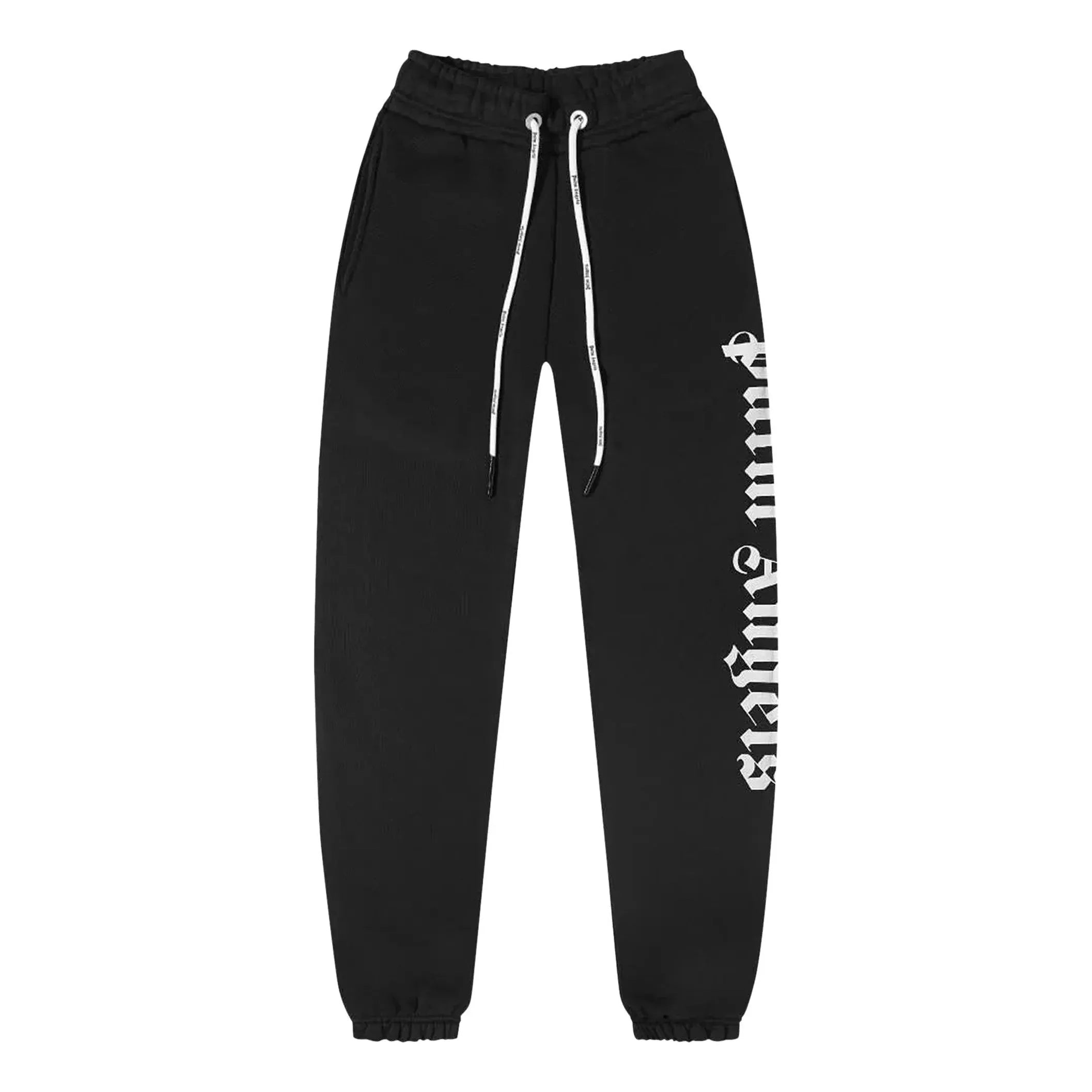 Palm Angels SS22 Side Logo Sweatpants 'Black White' PMCH010C99FLE0011001 - 1