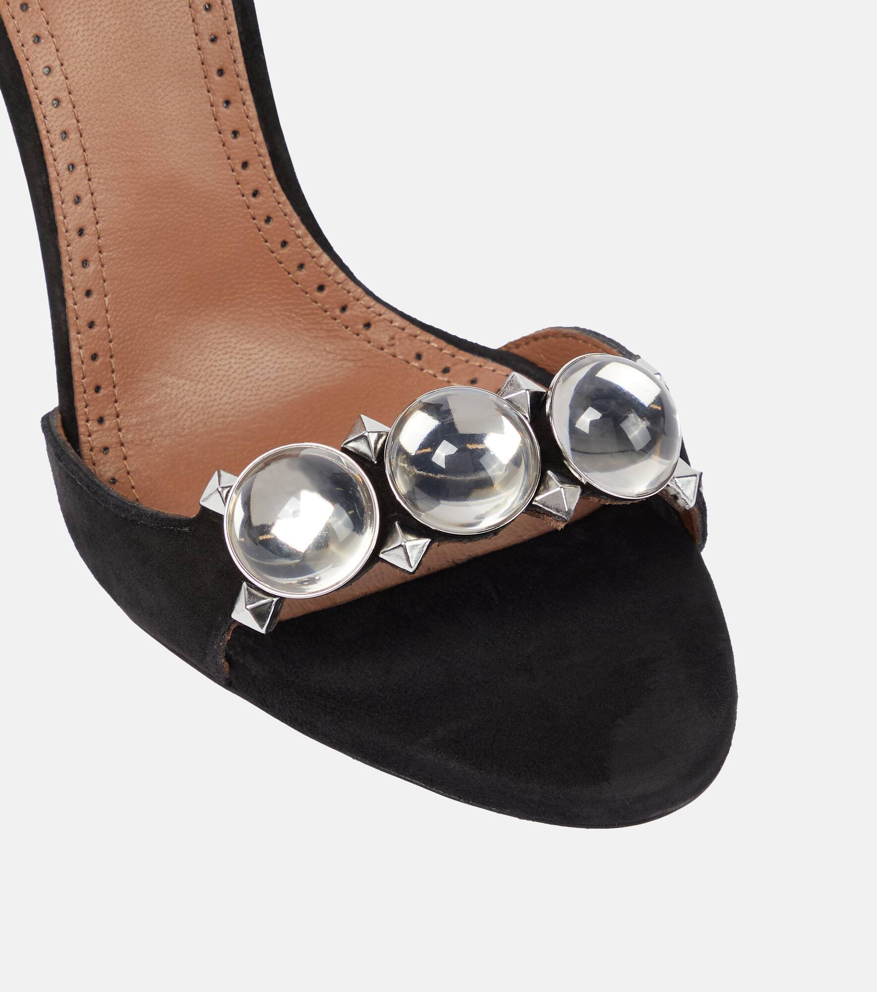Bombe embellished suede sandals - 6