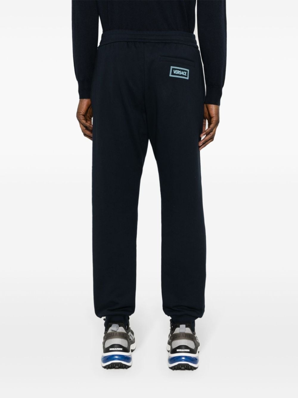 logo-embroidered track pants - 4