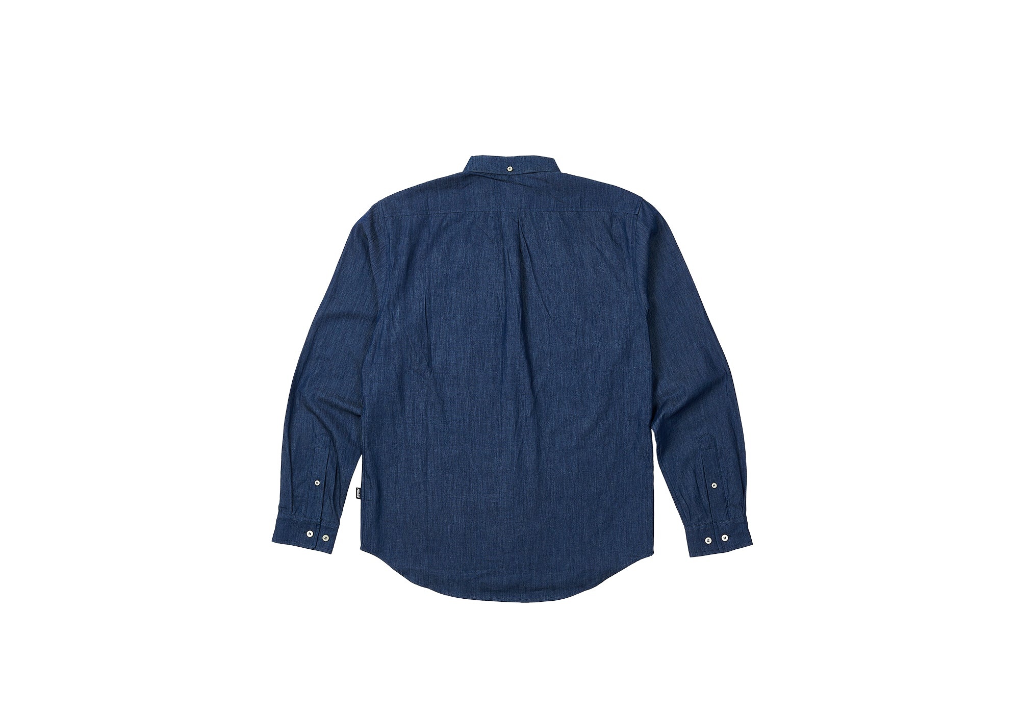 CHECK PANEL CHAMBRAY SHIRT INDIGO - 2