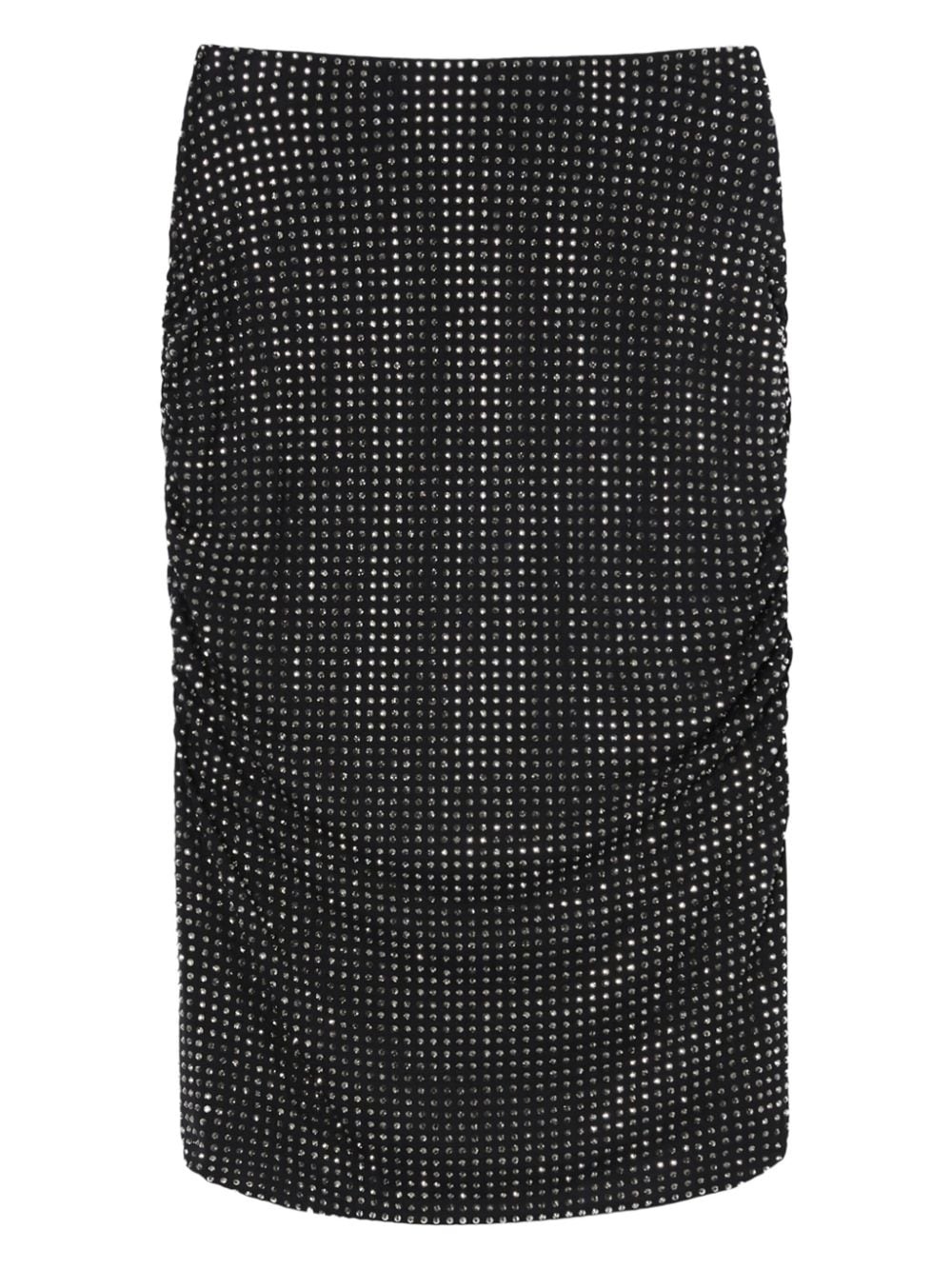 rhinestone-embellished skirt - 2