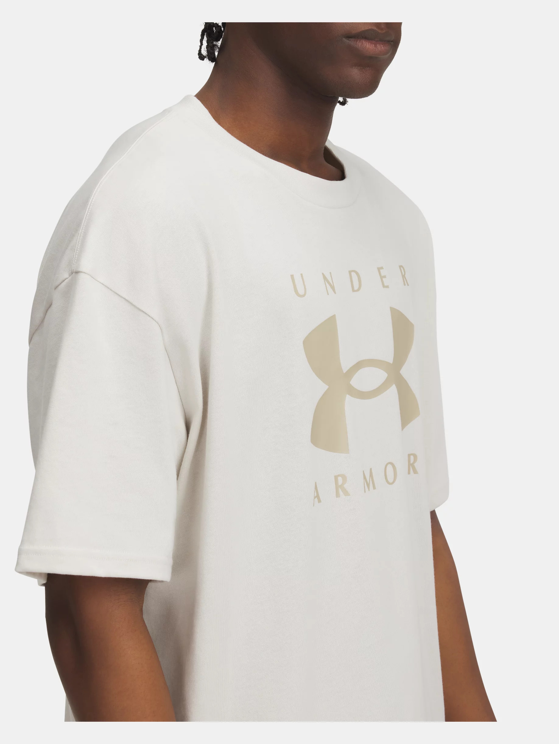 Men's UA Heavyweight Oversized Branded Short Sleeve - 3